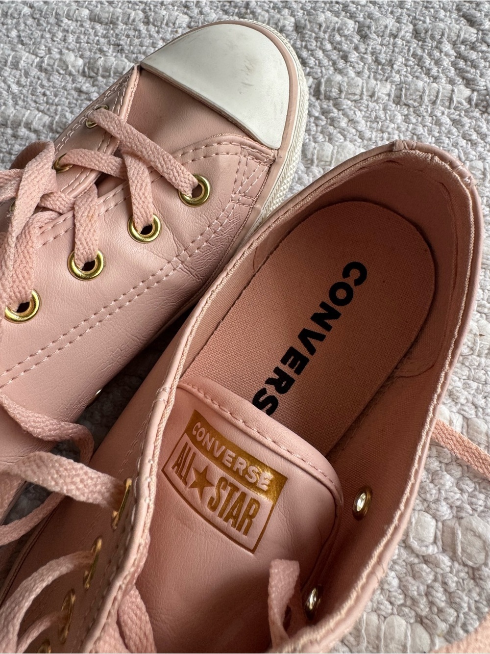 Converse Blush Pink Low-Top Sneakers - Picture 9 of 11